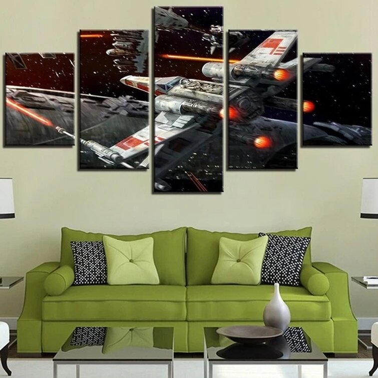 Star wars canvas art deals 5 piece